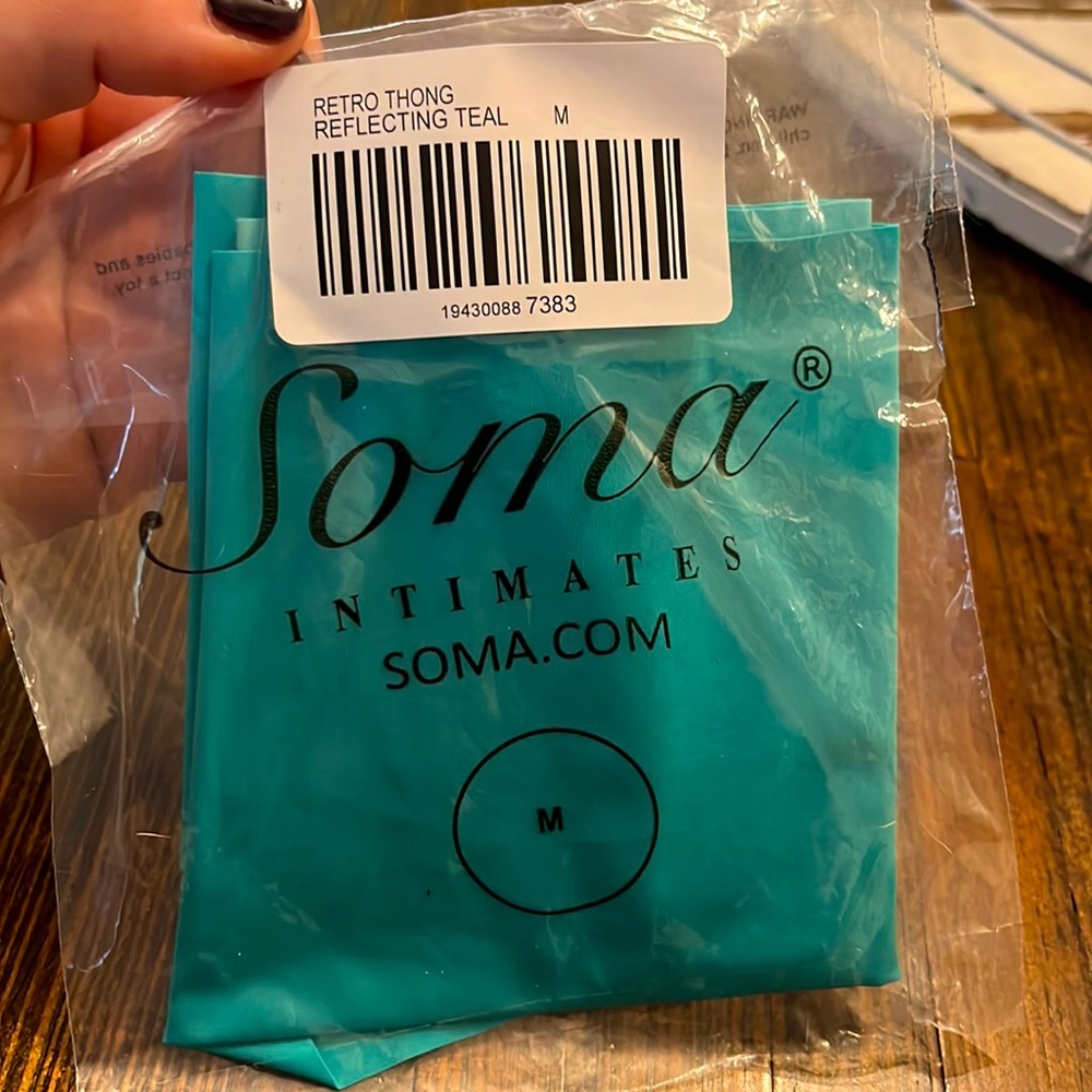 Soma Retro Thong Size M